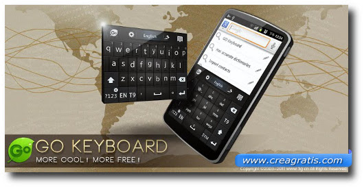 Immagine della tastiera GO Keyboard per Android