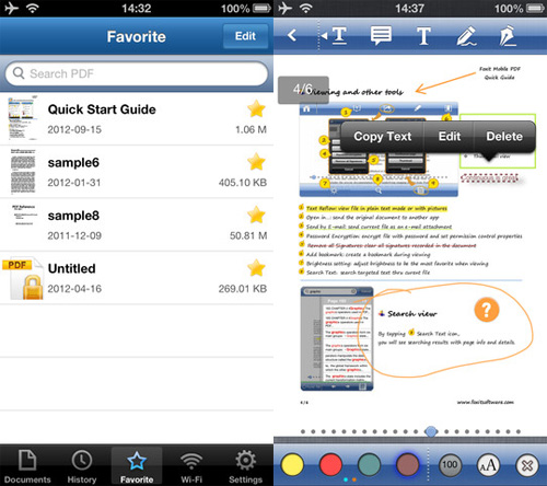 Immagine dell'applicazione Foxit Mobile PDF Reader