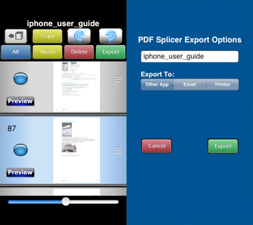 Immagine dell'applicazione PDF Splicer Free