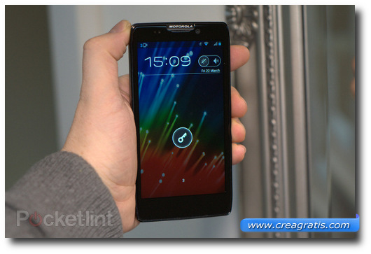 Immagine dello smartphone Motorola RAZR HD