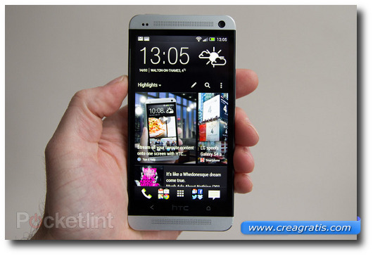 Immagine dello smartphone HTC One