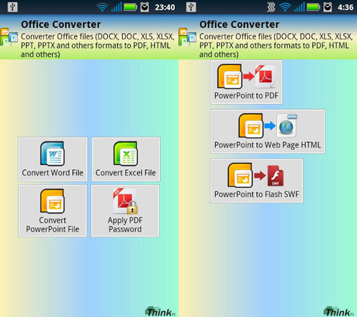 Immagine dell'applicazione Office Converter