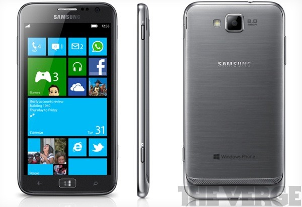 Immagine dello smartphone Samsung ATIV S