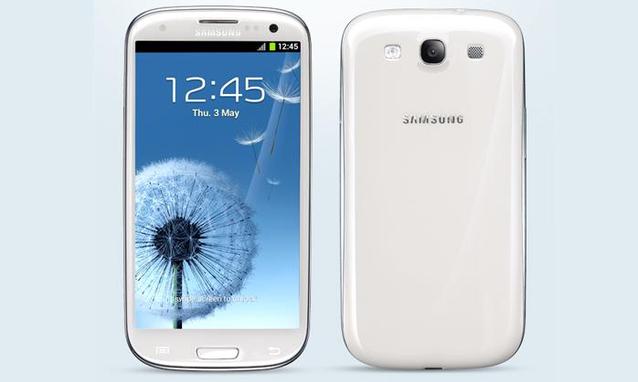 Immagine dello smartphone Samsung Galaxy S3