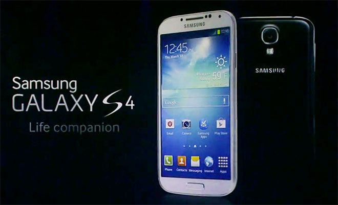 Immagine dello smartphone Samsung Galaxy S4