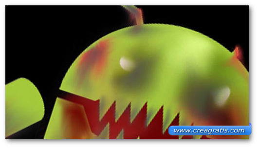 Immagine sul malware Android/IRC Bot