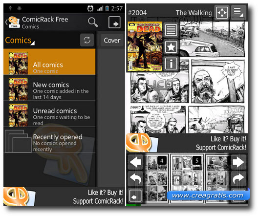 Immagine dell'applicazione ComicRack per Android