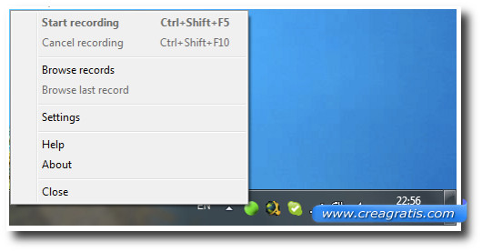 Schermata del programma Skype Auto Recorder per Windows