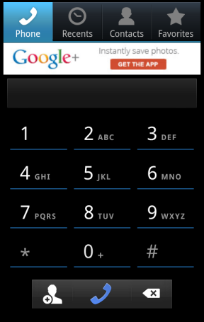 Schermata di Talkatone - Google Voice per Android