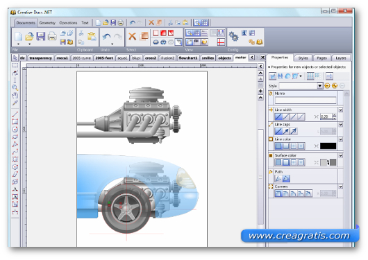 Immagine del programma Creative Docs .NET