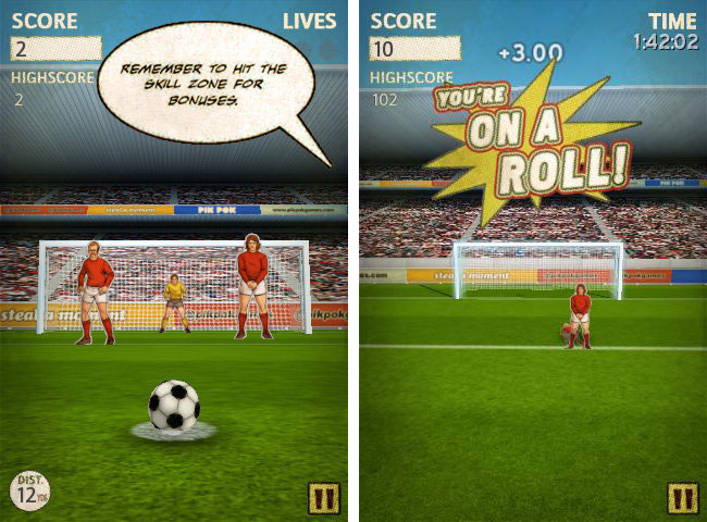 Immagine del gioco di calcio Flick Kick Football