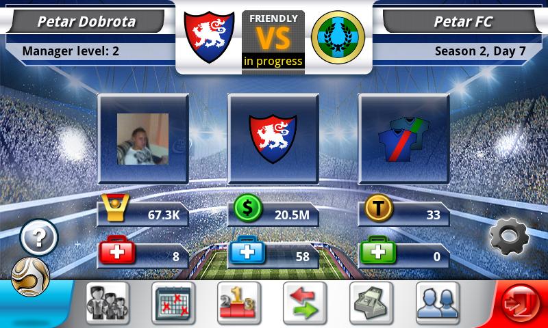 Immagine del gioco di calcio Top Eleven