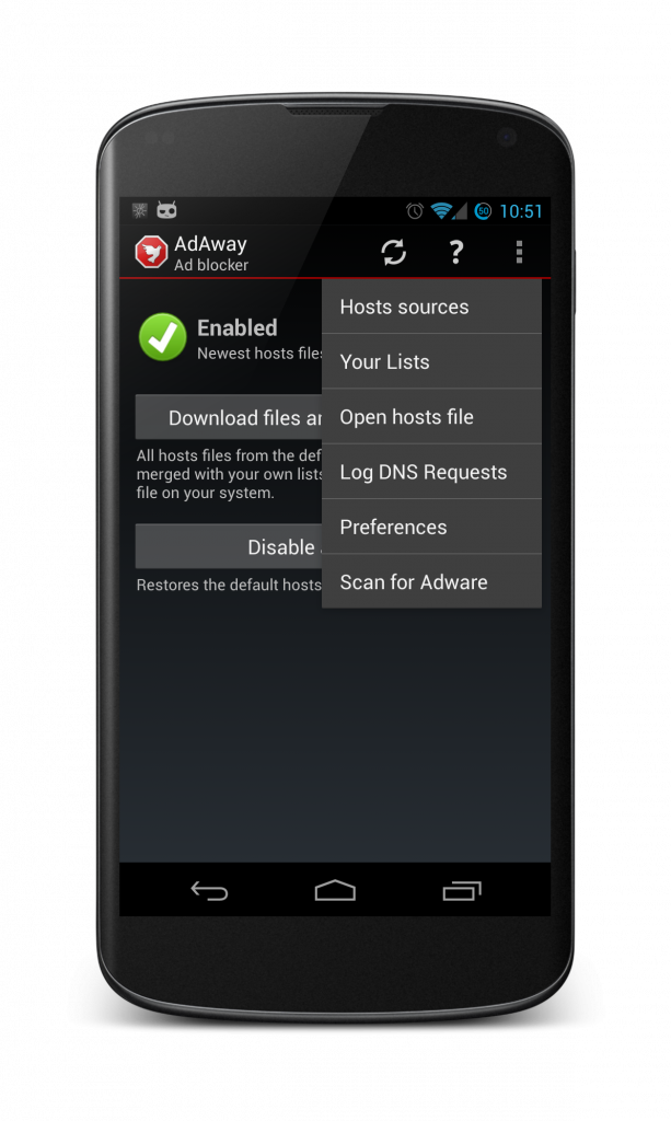 Immagine dell'applicazione AdAway per Android