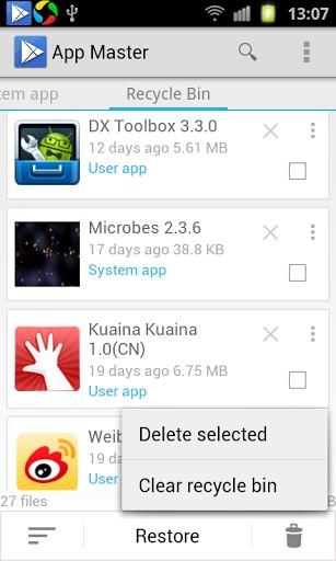 Immagine dell'applicazione App Master per Android