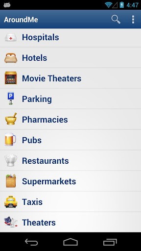 Immagine dell$0027applicazione AroundMe per Android