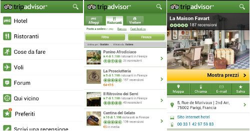 Immagine dell'applicazione TripAdvisor per Android