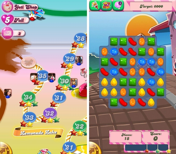 Immagine del gioco Candy Crush Saga per iPhone