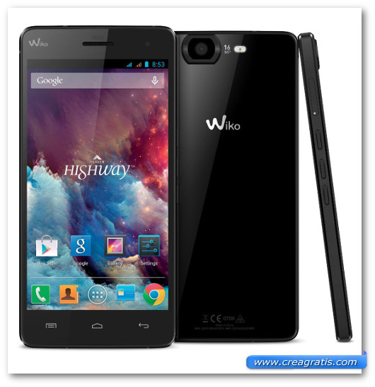 Immagine dello smartphone dual SIM Wiko Highway