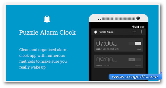 Immagine dell'applicazione Puzzle Alarm Clock per Android