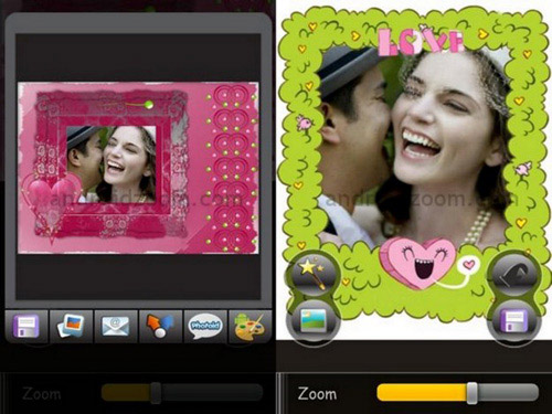 Schermate dell'app Love Photo Frames per Android