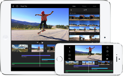 Immagine dell'app iMovie per iPhone e iPad