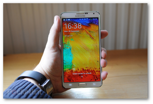 Immagine dello smartphone Samsung Galaxy Note 3