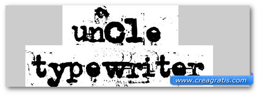 Immagine del font Uncle Typewriter