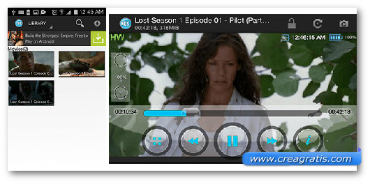 Immagine del video player BSPlayer per Android