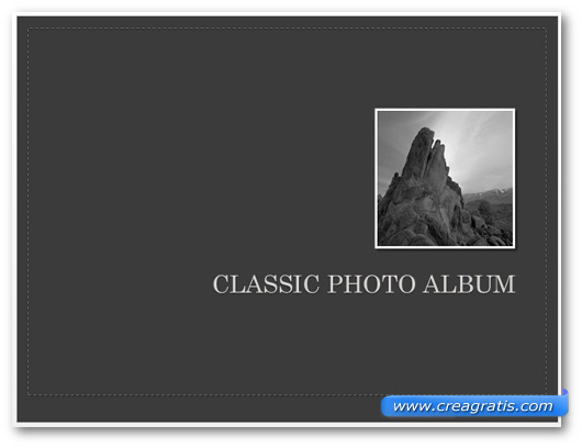 Template The Classic Photo Album per PowerPoint