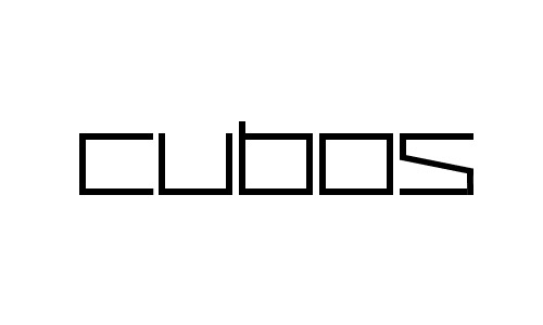 Anteprima del font Cubos