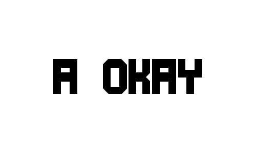 Anteprima del font A Okay