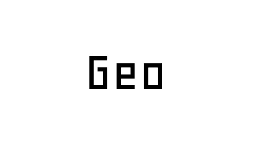 Anteprima del font Geo