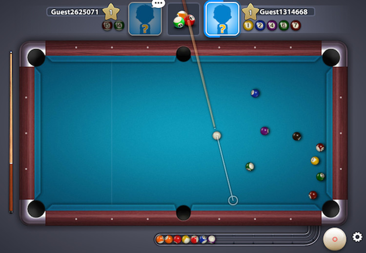 Schermata del gioco 8-Ball Pool