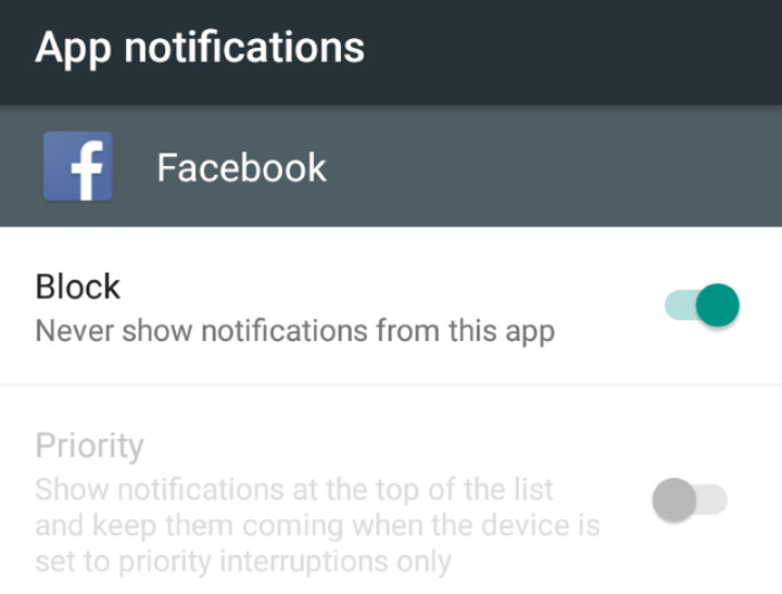 Disattivare le Notifiche di Facebook su Android