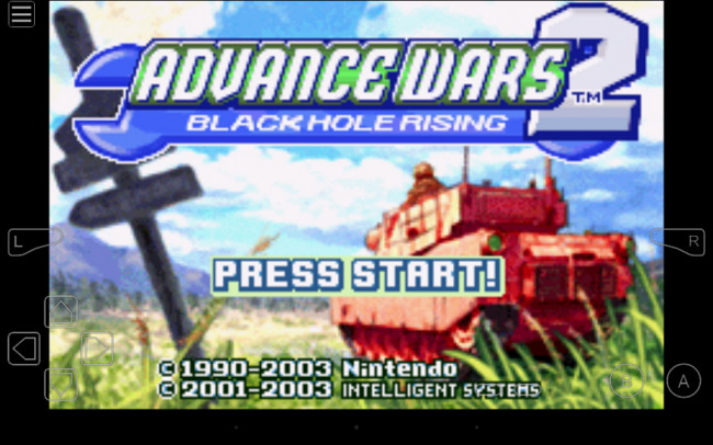 Esempio di utilizzo dell'emulatore My Boy! Game Boy Advance Emulator su Android