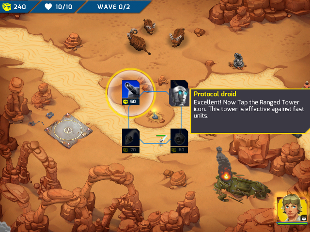 Immagine del gioco Star Wars: Galactic Defense per Android e iOS