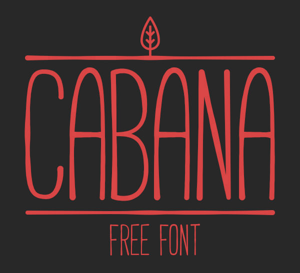 Anteprima del font Cabana