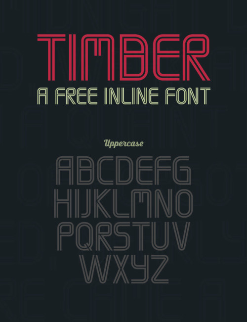 Anteprima del font Timber