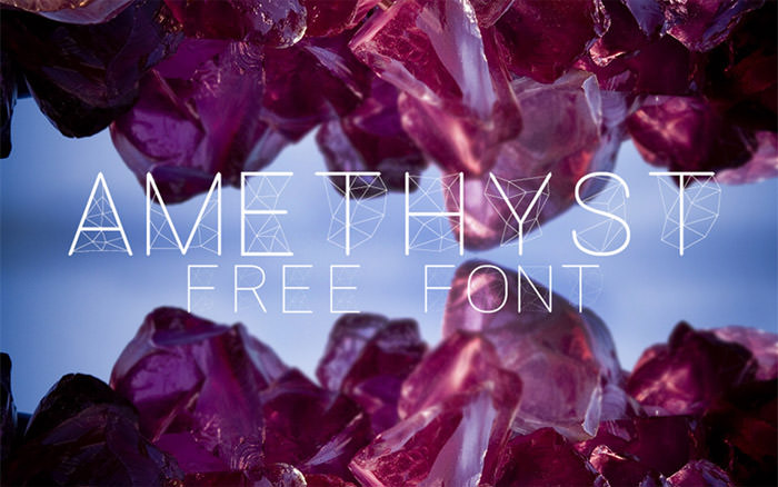 Anteprima del font Amethyst