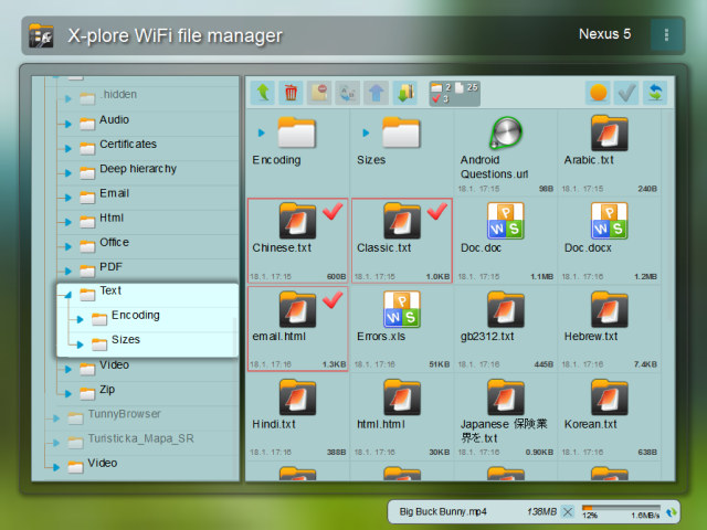 Immagine dell'app X-plore File Manager per Android