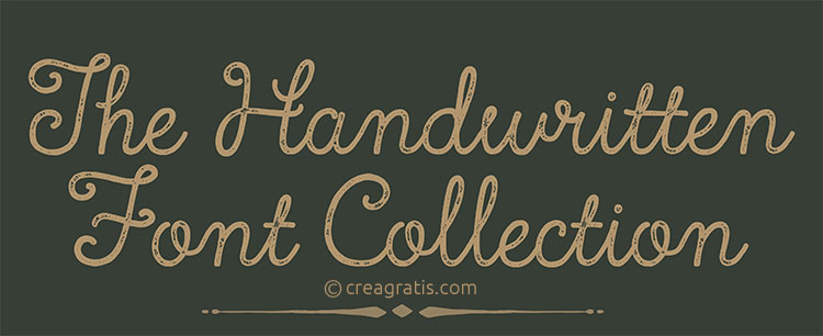 Bellissimi Font In Stile Scrittura A Mano Gratis Creagratis Com