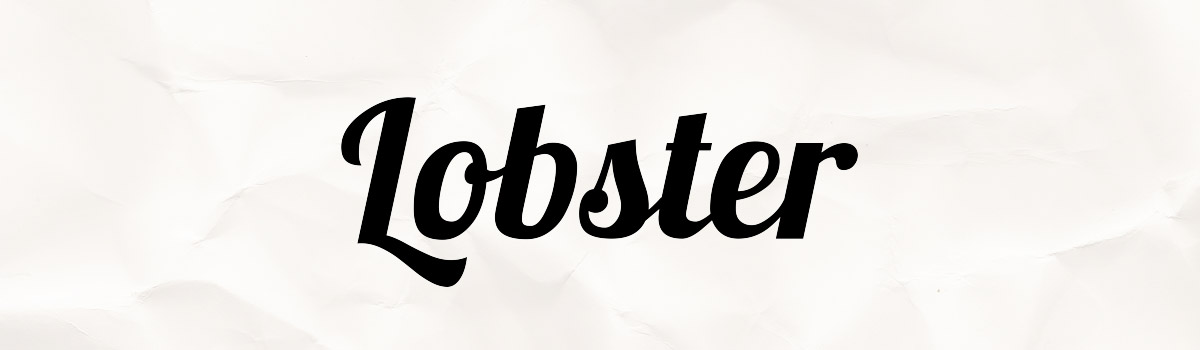 Immagine del font Lobster
