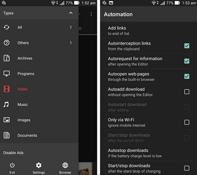 I migliori download manager per Android - Advanced Download Manager