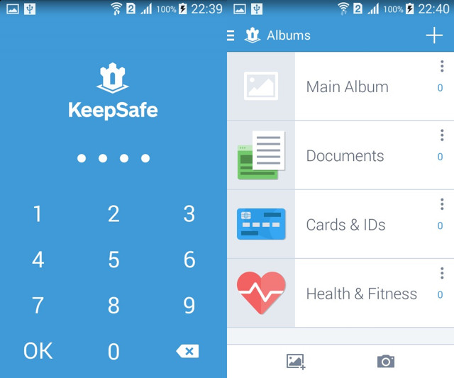 Nascondere Foto e Video su Android con KeepSafe Vault