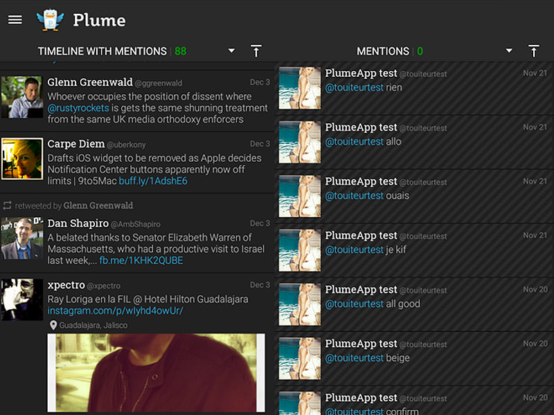 Le Migliori 5 App Twitter Gratis per Android - Plume