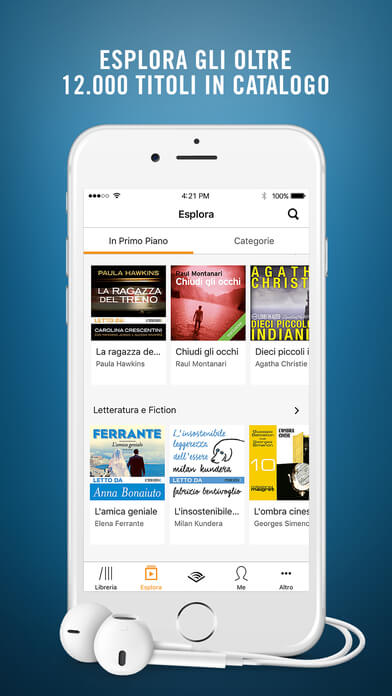 Le Migliori 3 App Gratis per Audiolibri su iPhone e iPad - Audiolibri Audible