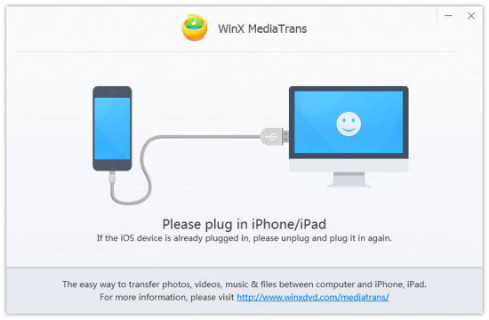 Collegare iPhone e iPad al PC Windows con Winx MediaTrans