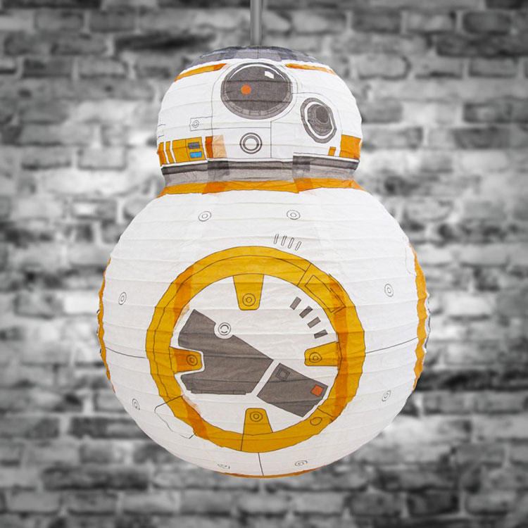 Lampadario di carta BB-8