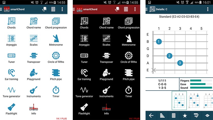 Le Migliori 10 App per Accordare la Chitarra per Android - Smart Chords and Tools