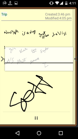 5 App per Scrivere Note a Mano Libera su Android - Handrite Note